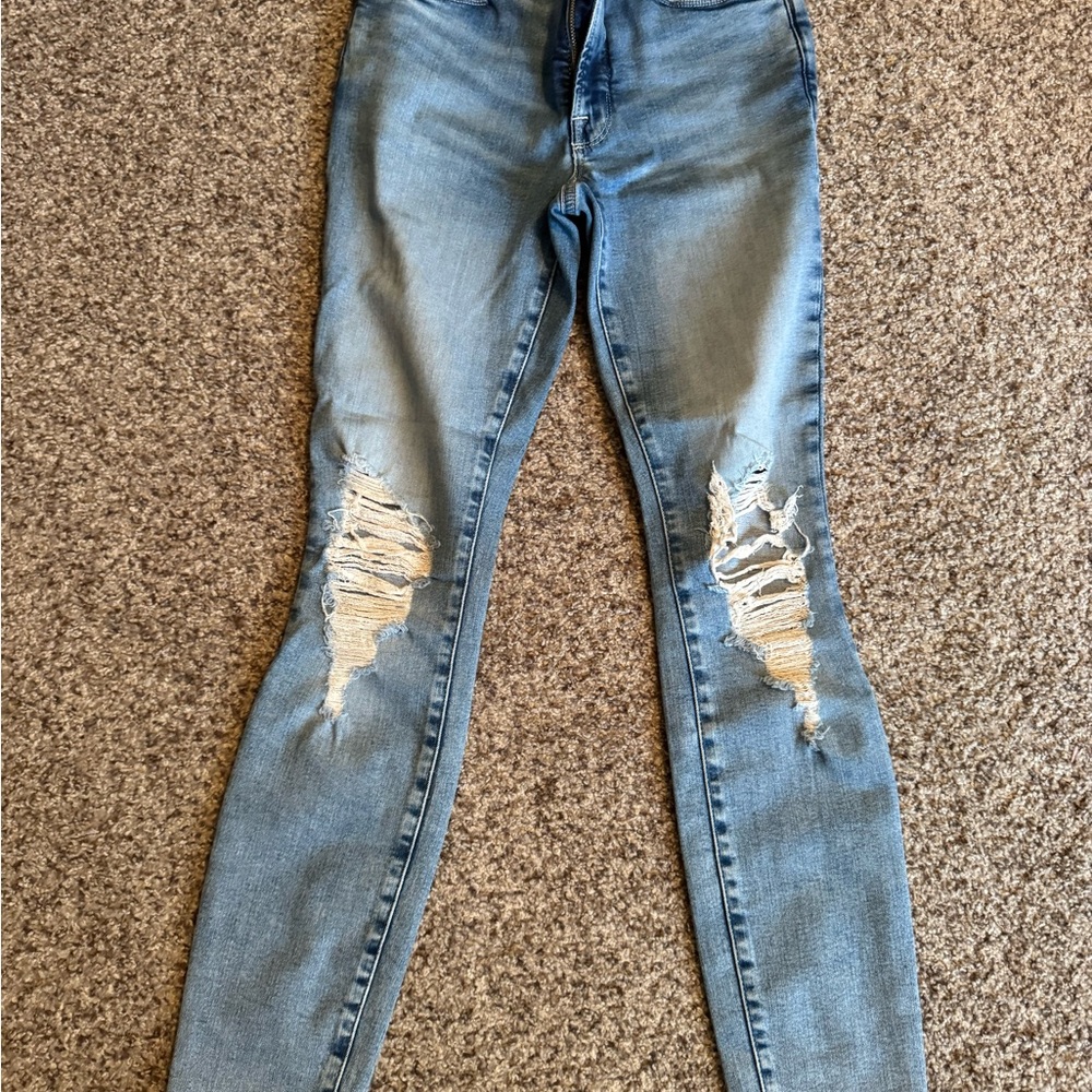 Good American Women's Light Blue Skinny Jeans